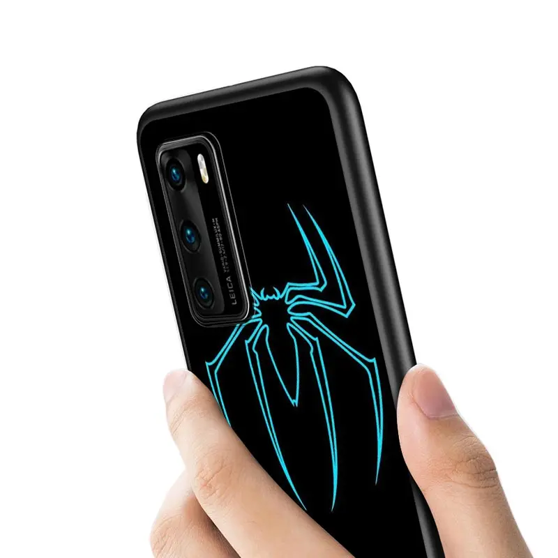 Чехол для телефона с логотипом Marvel Человек-паук Huawei P40 P30 P20 P50 Pro Plus P10 P9 P8 Lite 2019 2017 RU E