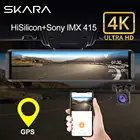 Видеорегистратор автомобильный Sony IMX415, зеркало заднего вида, GPS, 3840 P, 12 дюймов, 4K 2160*1080P