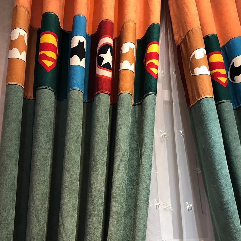 Капитан Америка Дети занавес Средиземноморский стиль Шевроле сращивания