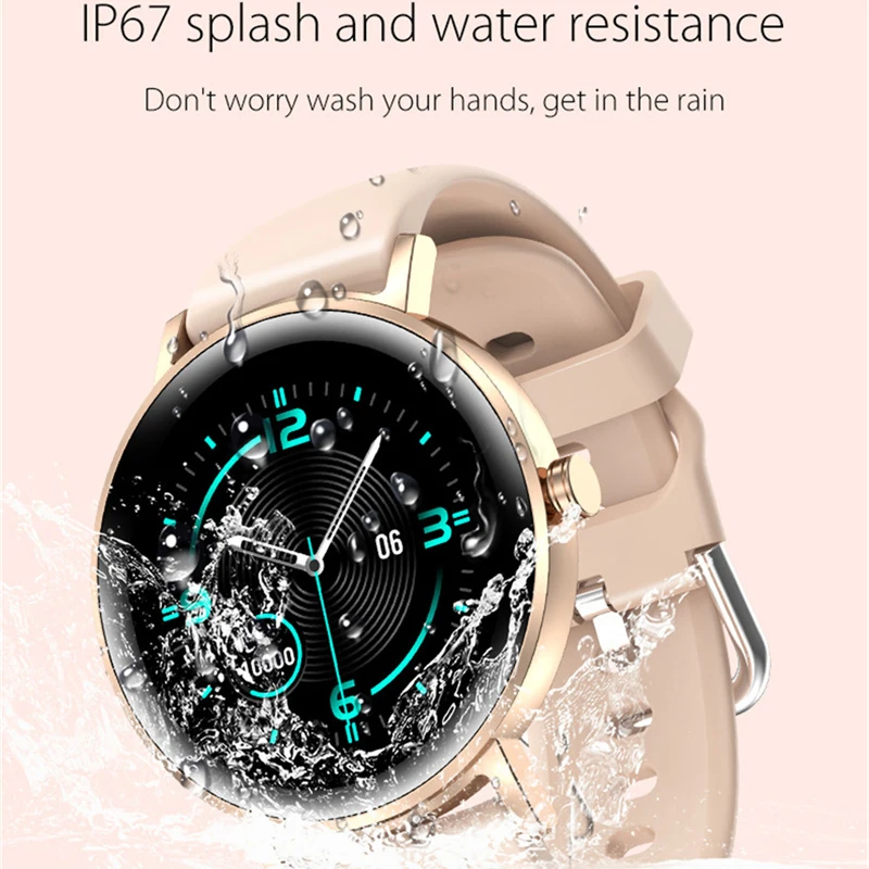 

GEJIAN 2021 New Smart Watch Women IP67 Waterproof Fitness Tracker For Xiaomi Huawei ios Health Music Heart rate smartwatch Woman
