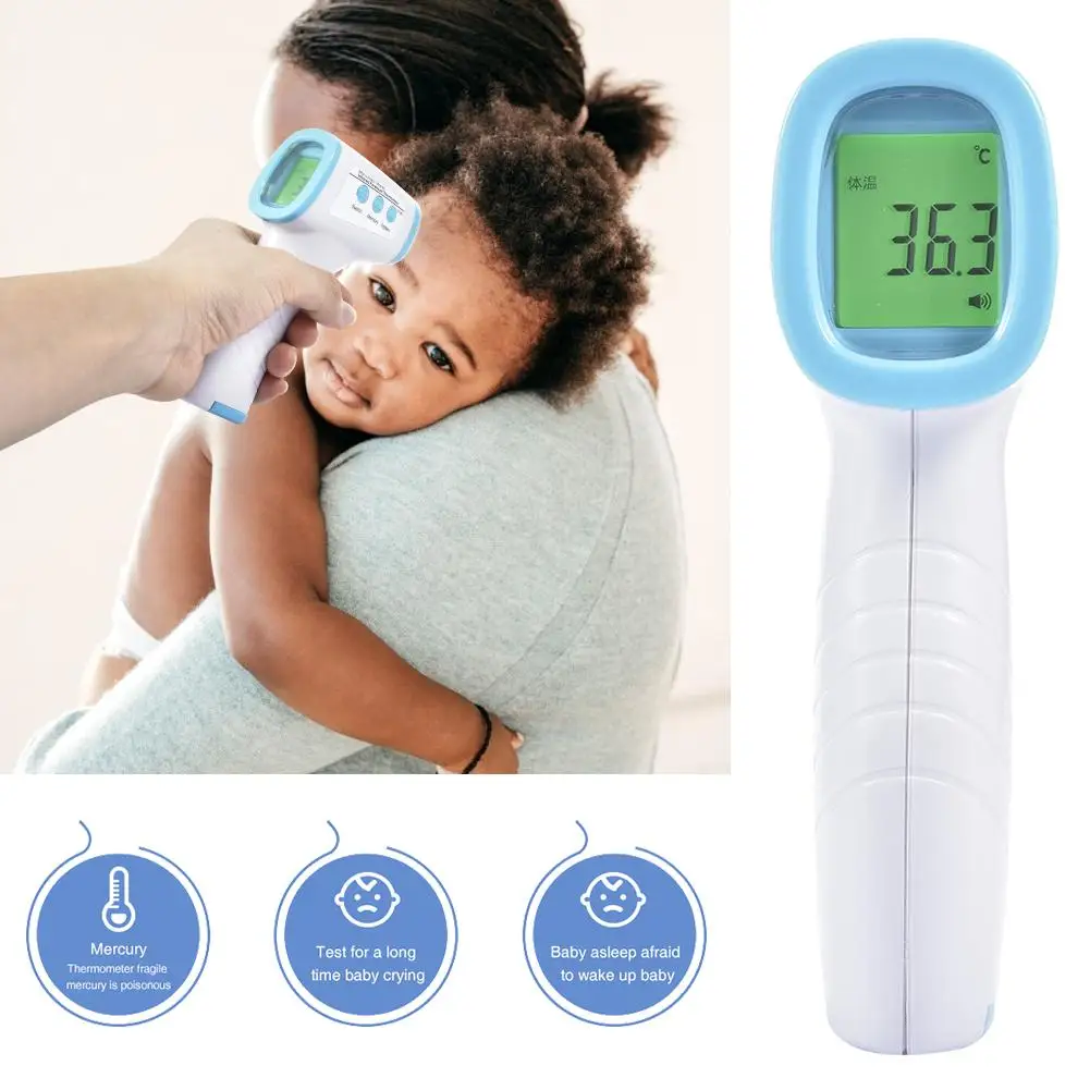 

Forehead Ear Thermometer Digital Infrared Temporal Thermometer for Babies Kids Adults Instant Accurate Reading