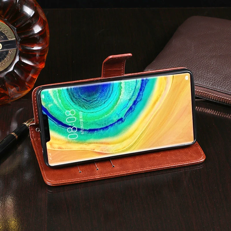 Чехол для Huawei Mate 30 Pro 5G 6 53 дюймов Магнитный Флип кожаный чехол с узором Crazy Horse RS