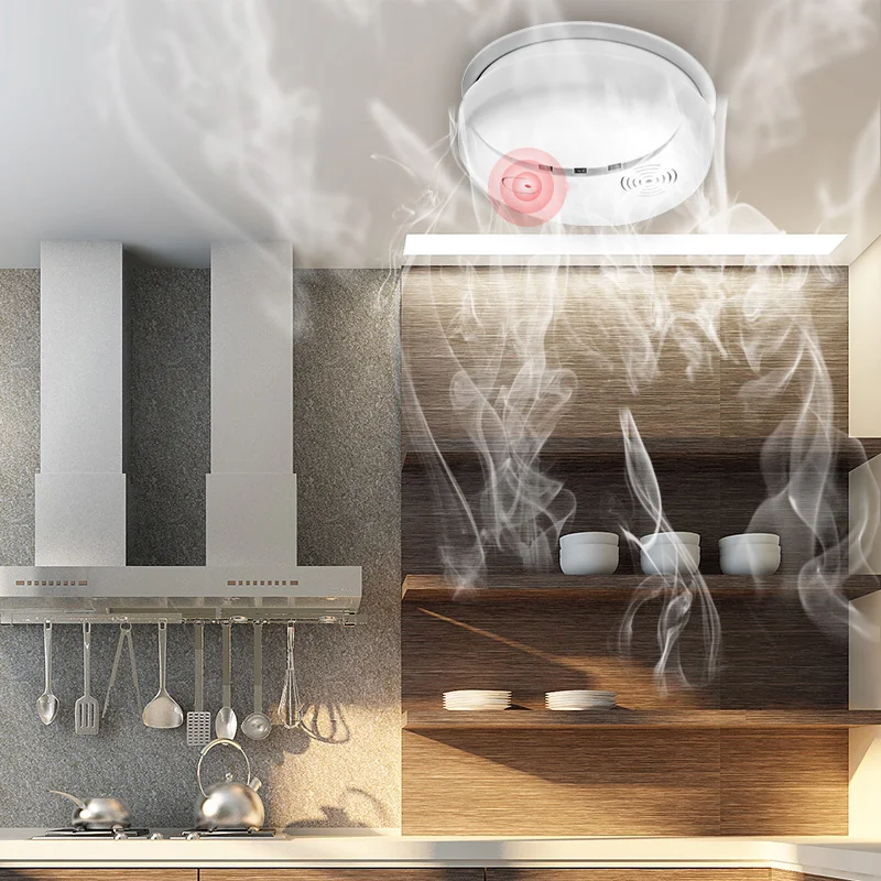 Towode 433 МГц портативные датчики сигнализации Беспроводной пожарный детектор дыма