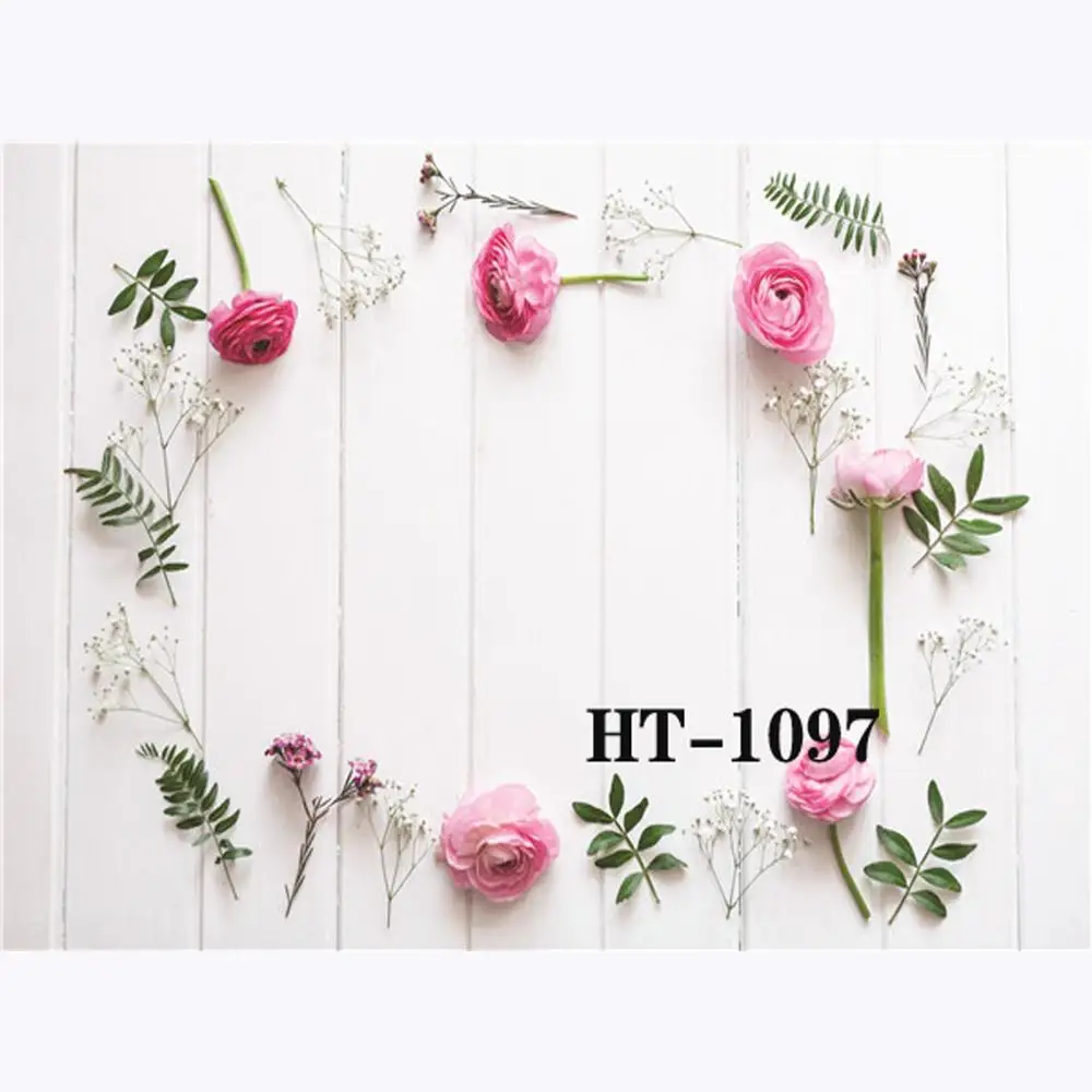 

Vinyl Custom Photography Backdrops Wooden Planks Photography Background #HT200215-03