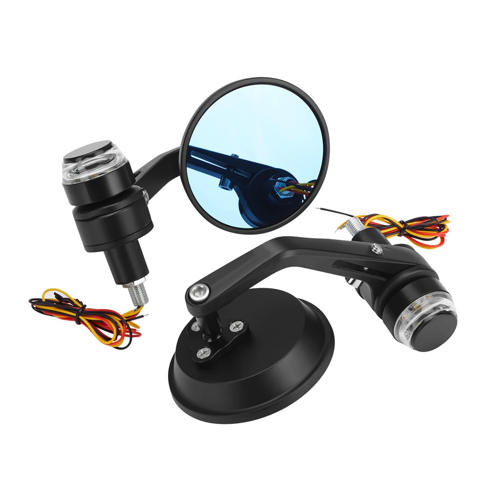 Задние Зеркала для мотоцикла 7/8 дюйма 22 мм Кафе Racer MT09 MT07 R1 CBR600RR CB1000R - купить по