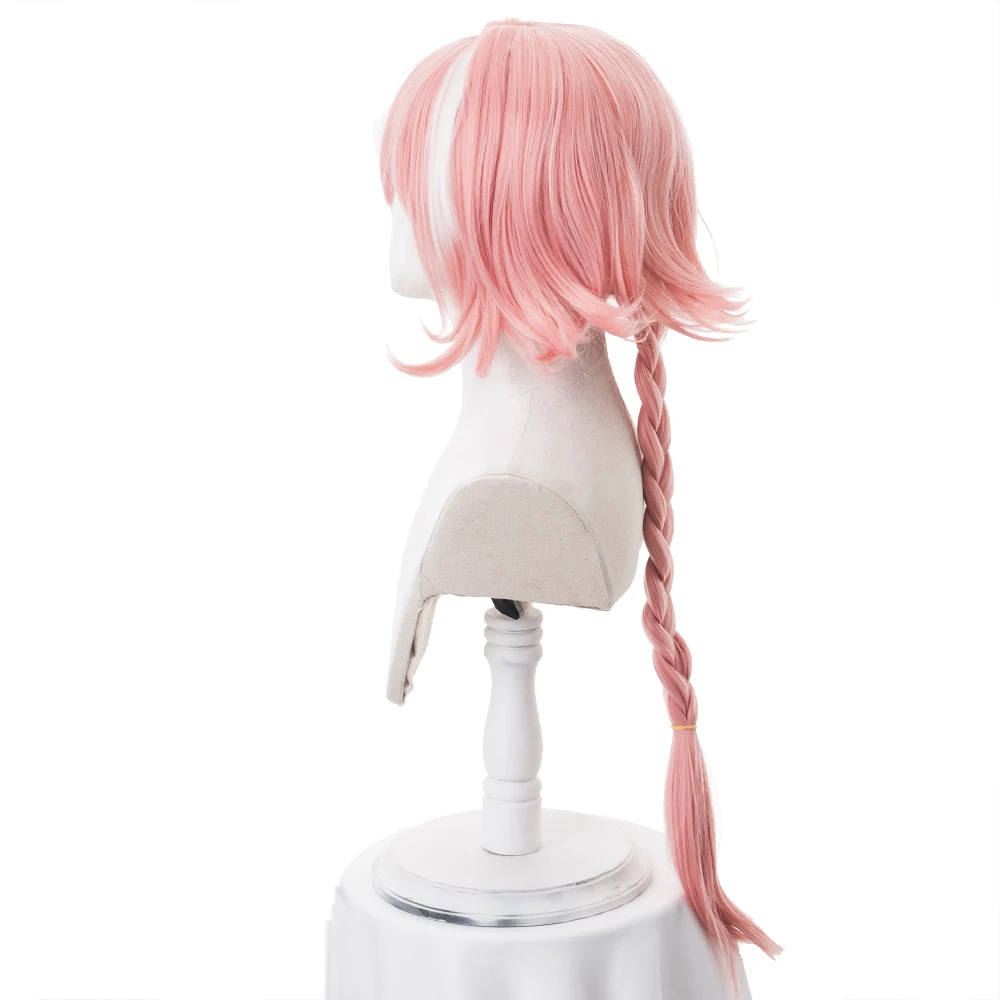 Парик для косплея Fate Apocryph Astolfo термостойкие синтетические волосы розового и