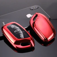 waterproof new soft tpu fullcover car smart key case for roewe i5 rx3 rx5 2017 2019 for mg zs auto styling protector accessories