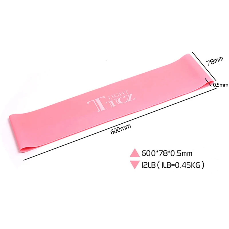 RESISTANCE BAND LOOP SINGLE-Rumah Latihan Latihan Glutes Yoga Pilates Resistance Band Portable Alat Fitness