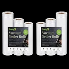 3 шт.комплект, пищевые вакуумные пакеты для вакуумного упаковщика, 1215202530 см х 500 см