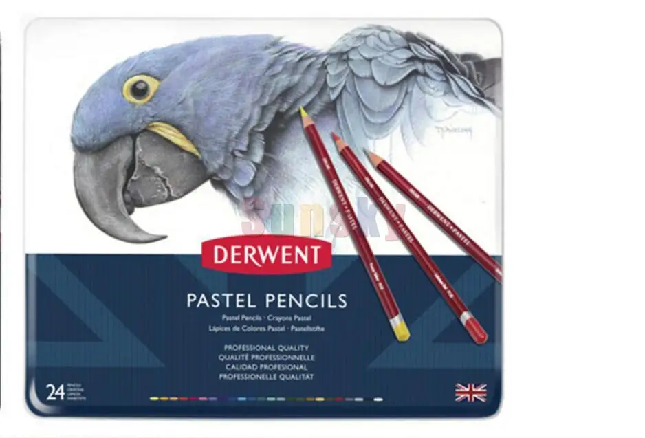 24/72 не токсична профессиональная Пастельная воды Цвет Карандаши цветные