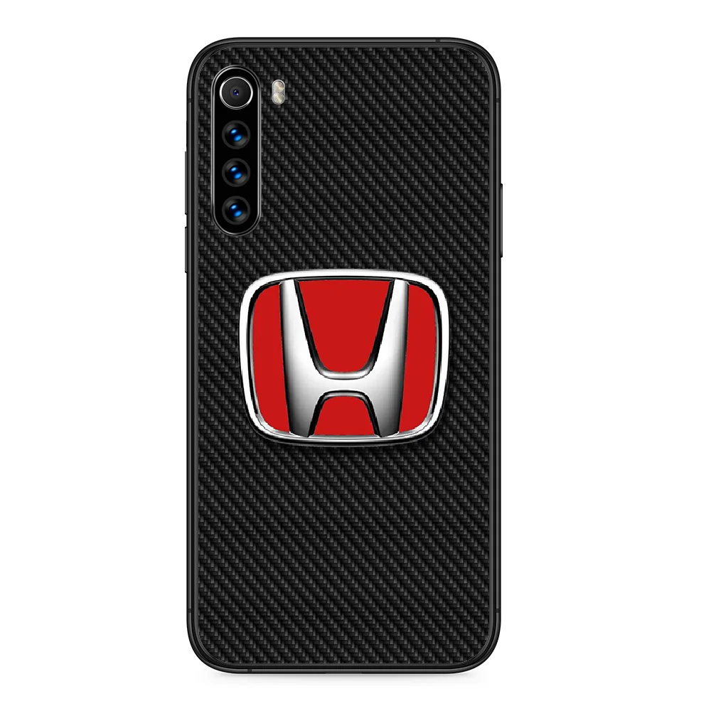 

Honda car H logo Phone case For Xiaomi Redmi Note 4A 4X 5 6 6A 7 7A 8 8A 4 5 5A 8T Plus Pro black cover tpu coque art back