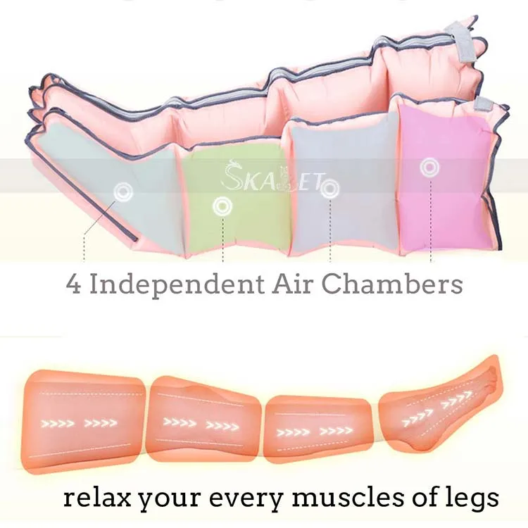 3 режима воздушные камеры компрессионный массажер для ног Вибрационный насос