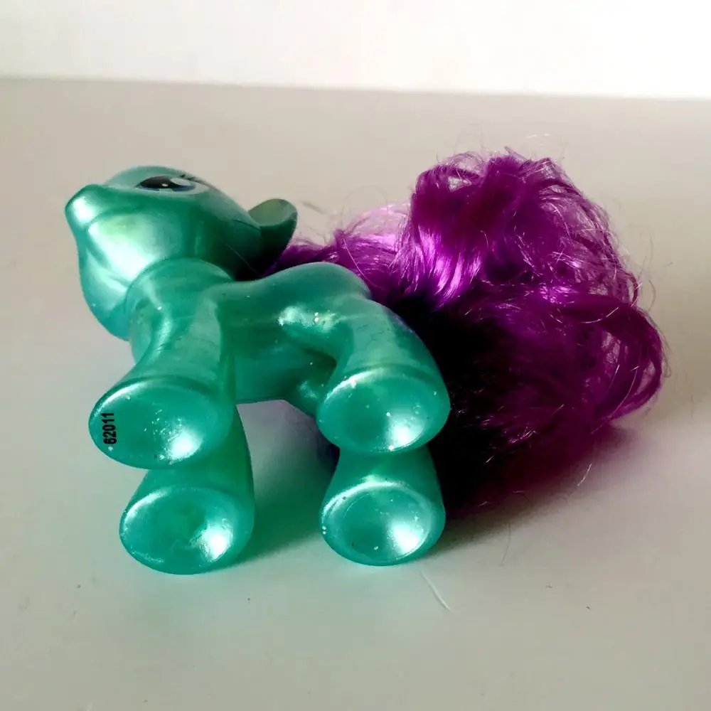 8 см милая девочка пони из ПВХ с гривой кристалл сапфир Joy маленькие фигурки