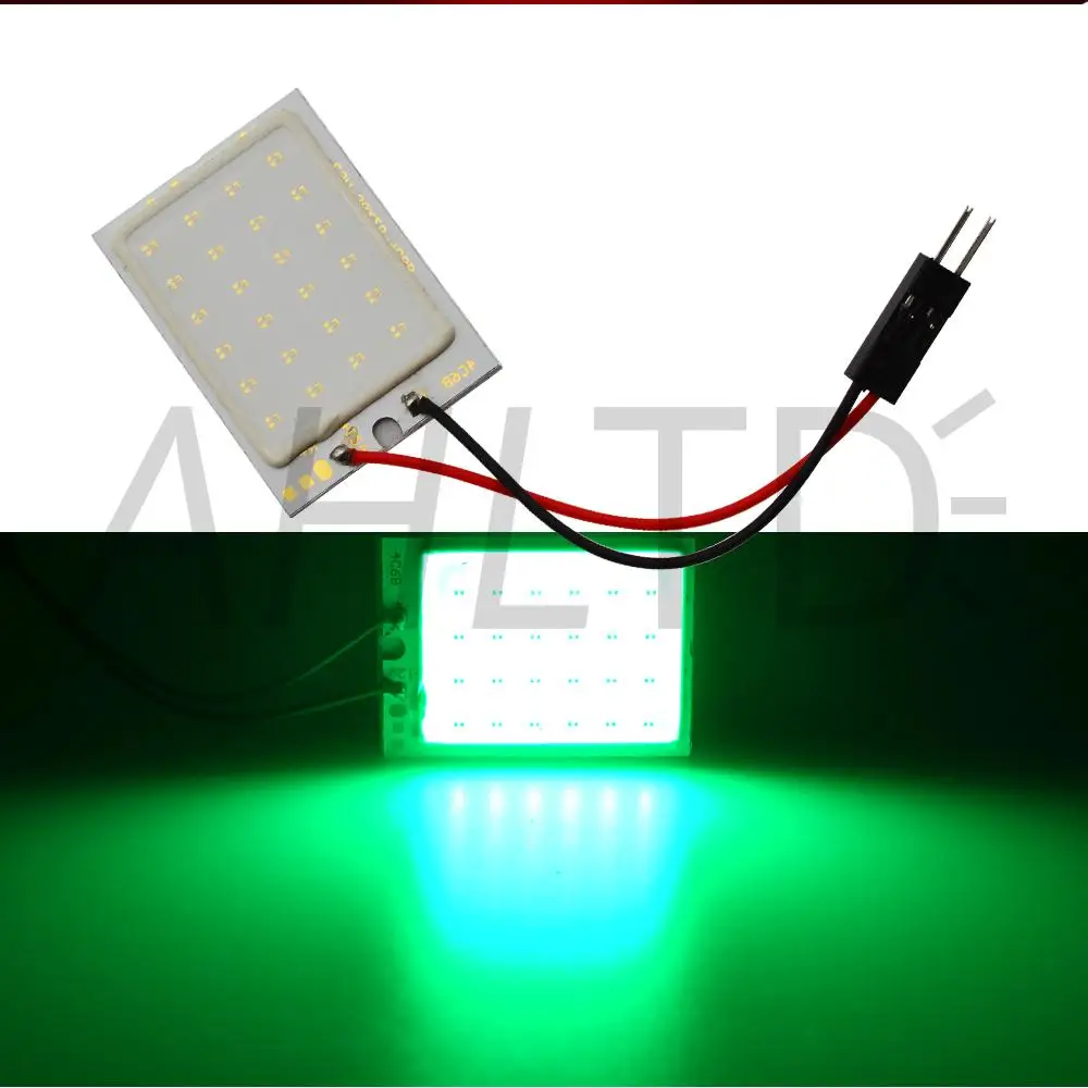 2 шт. T10 удара 24smd Светодиодная панель для автомобиля супер белый авто Интерьер Чтение карта лампа светильник купол с фестонами BA9S 3 адаптер AC/DC 12V