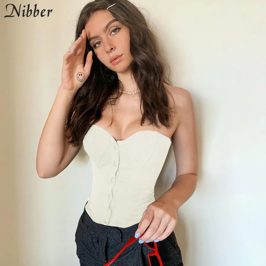 Nibber сексуальные Клубные Топы без бретелек женские осень-зима модные вечерние ночные вне плечо элегантный camis Тонкий Топ туба mujer