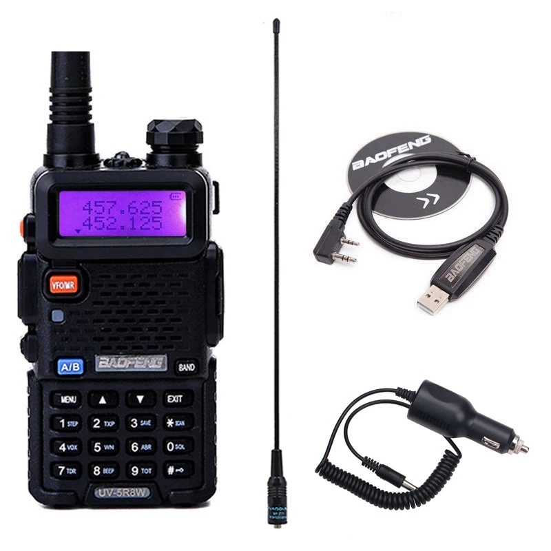Baofeng UV-5R 8 Вт Высокая мощность Full walkie talkie двухстороннее радио 8 Вт cb портативное радио 10 км дальность pofung UV5R Охота - Цвет: add as picture2