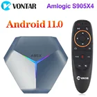 Приставка Смарт-ТВ A95X F4 Amlogic S905X4, 4 + 64 ГБ, Android 11