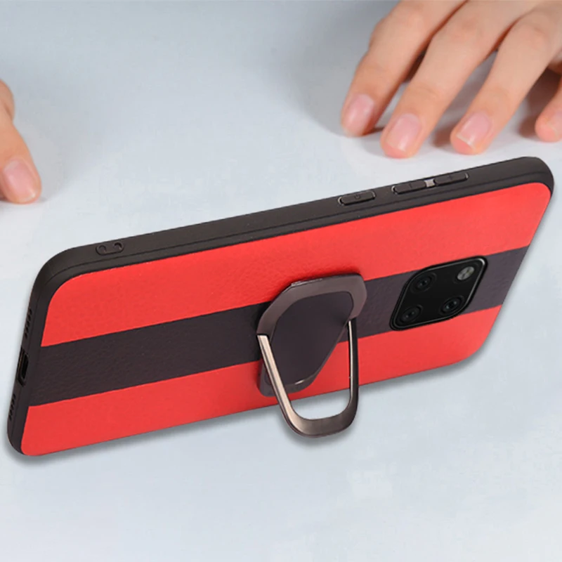 

Luxury Car Design Phone Case For Huawei P30 Pro P30 Lite case Nova 4e Capa Fashion Rotating Bracket Ring Back Cover