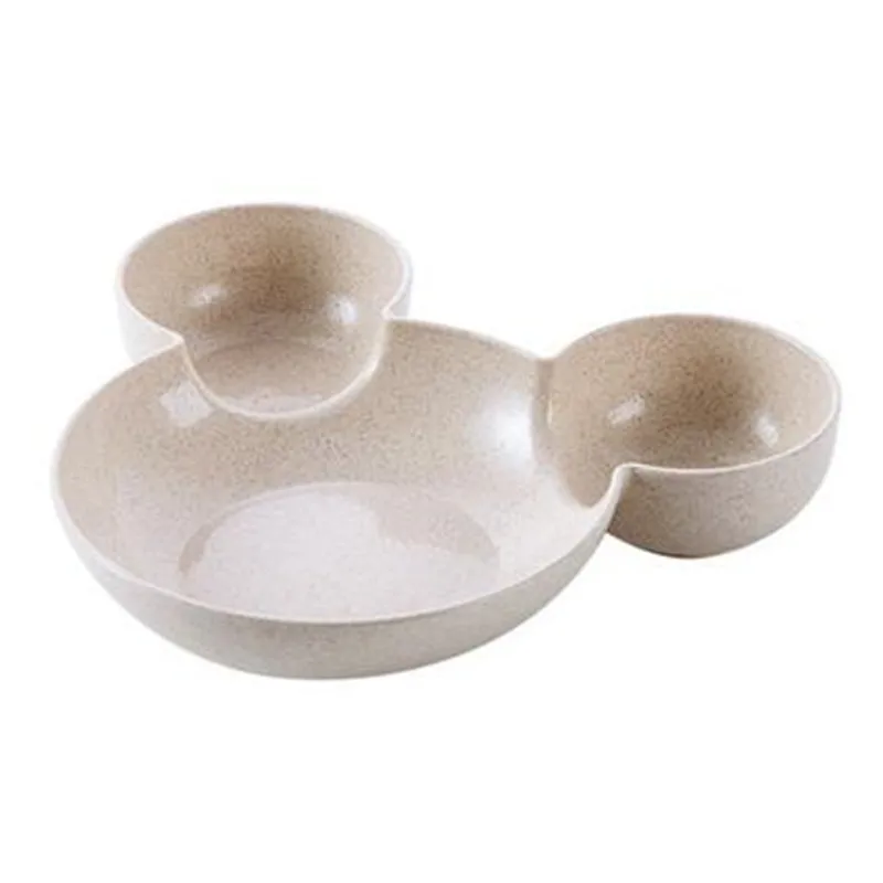 Мультяшная посуда детская тарелка миска для кормления ребенка детское блюдо с