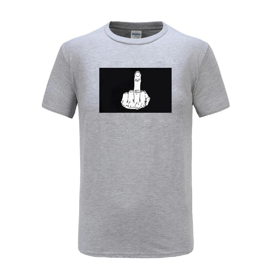 

Летняя брендовая мужская футболка COOLMIND, Мужская футболка с флагом среднего пальца