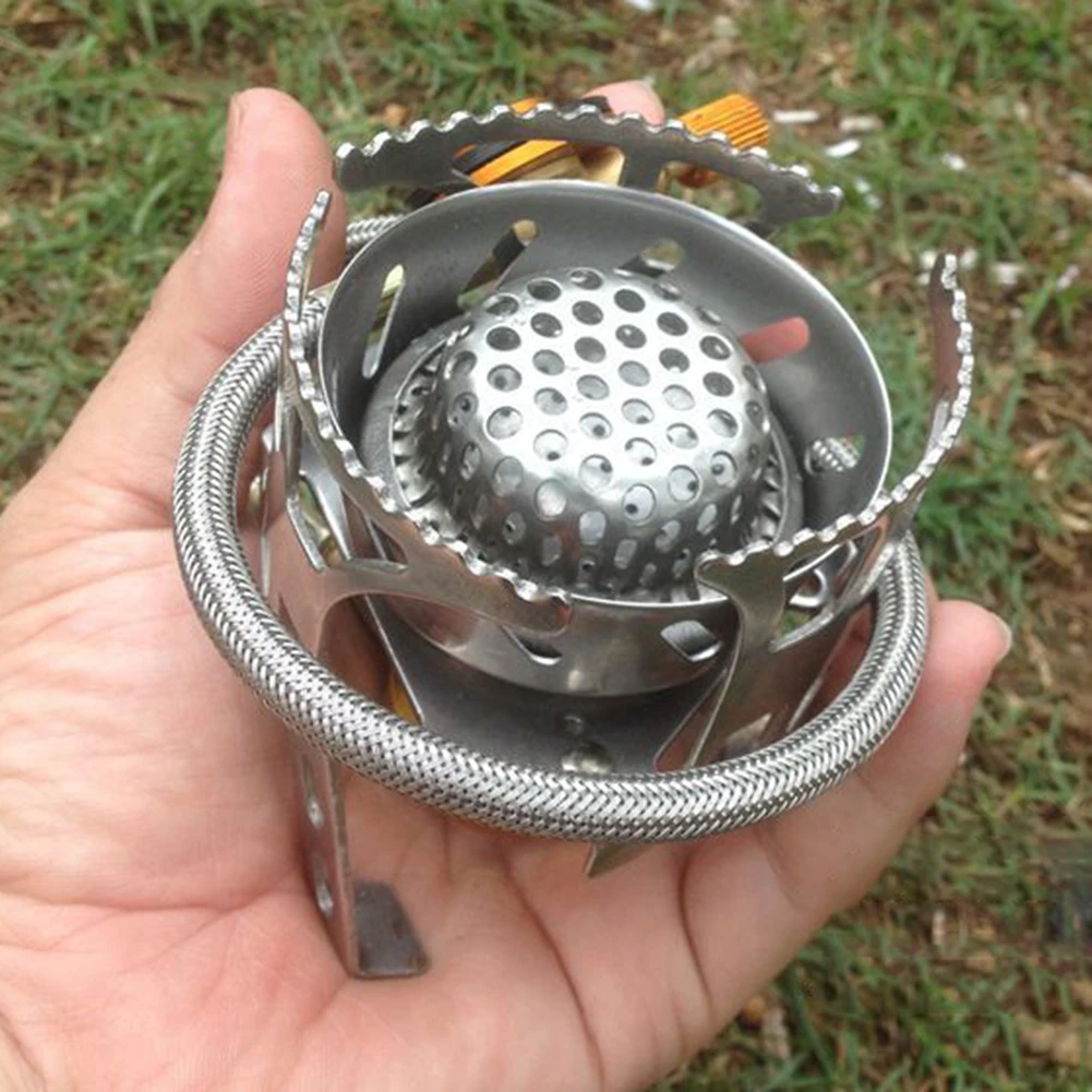 Портативная Складная ветрозащитная газовая горелка для кемпинга Туристическое