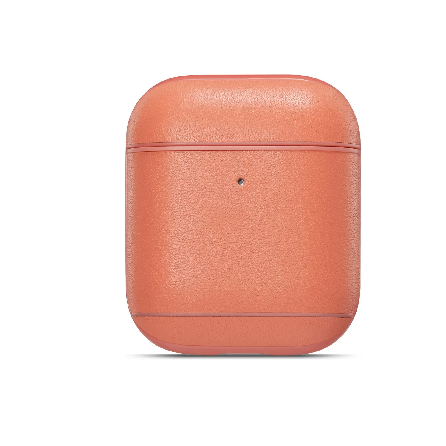 OTTWN цветной кожаный чехол для наушников для airpods1 2 Простой чистый цвет беспроводные bluetooth наушники защитная крышка для airpods - Цвет: P