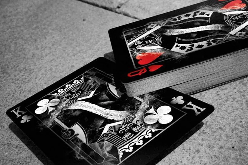 Черная колода Arcane Ellusionist Волшебные обычные игральные карты Райдер покер