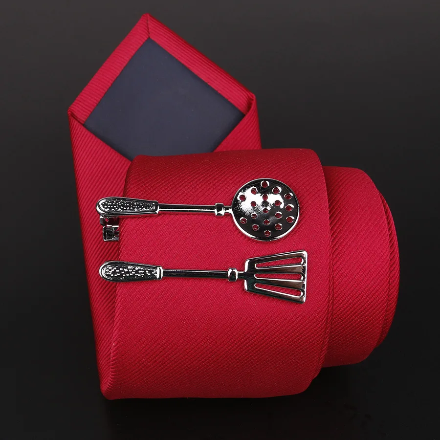 Металлический мужской зажим для галстука Linbaiway мягкий классический галстук