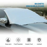 magnetic car windshield snow sun cover shade thickened tarp ice dust removal windscreen cover anti wind rain protection