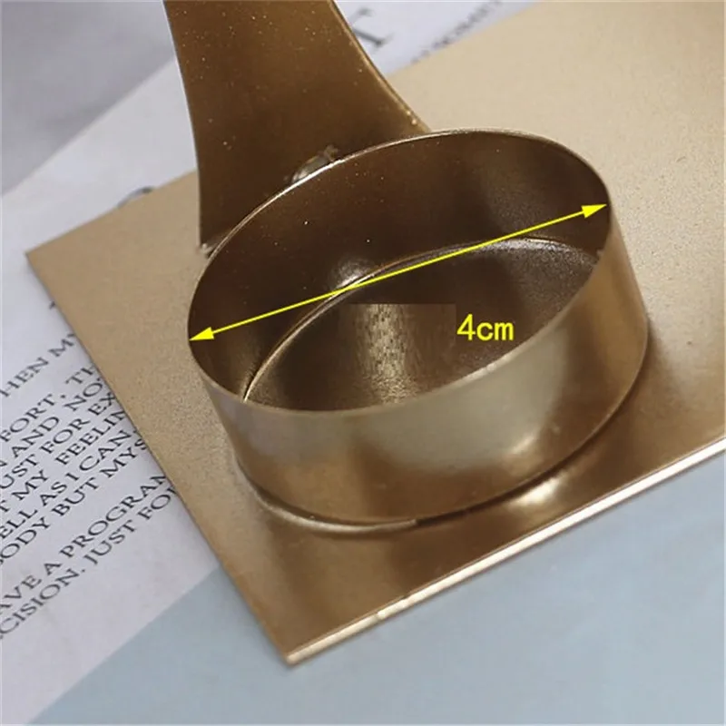 Подсвечники для свечей в скандинавском стиле железная золотая птица | Дом и сад