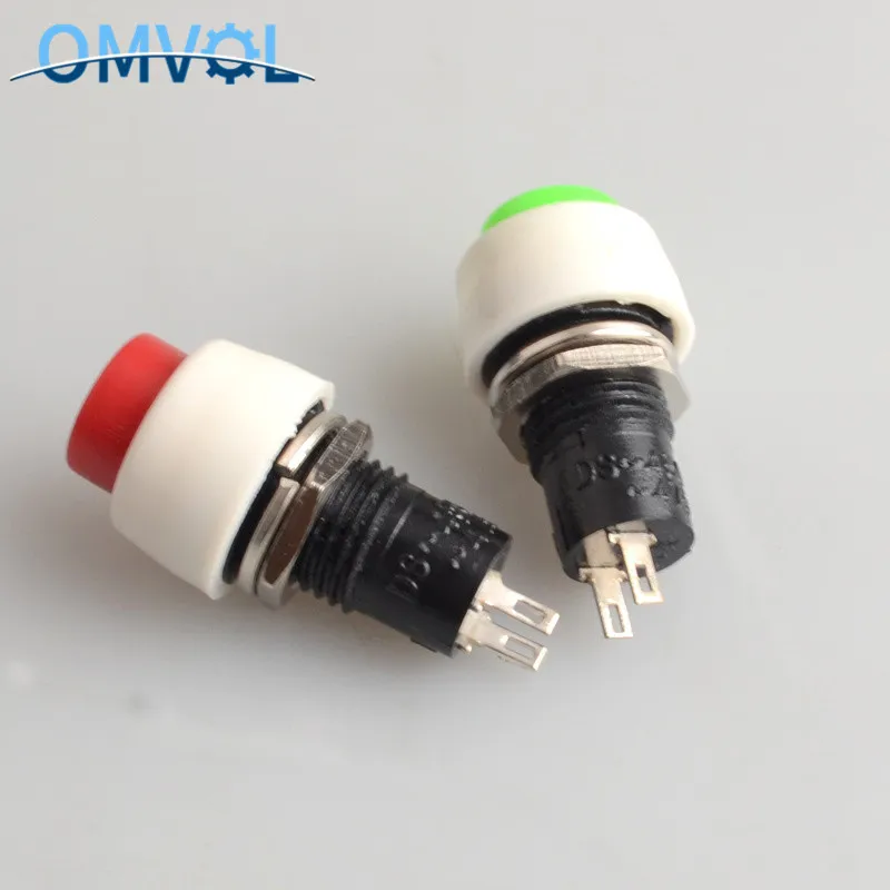 Настенный датчик движения 10 мм мгновенный и самоблокирующийся кнопочный