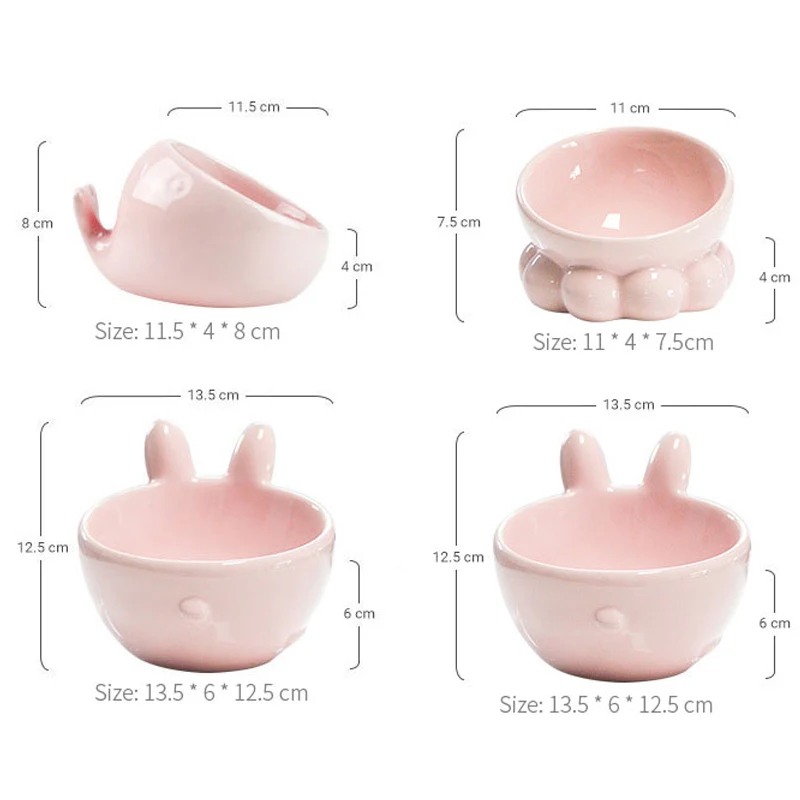 Petshy керамическая миска для домашних животных с изображением кошачьей мордочки