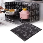 Алюминиевая Складная перегородка для кухонной газовой плиты, кухонная сковорода для жарки, защита от горячего разбрызгивания масла, кухонные аксессуары