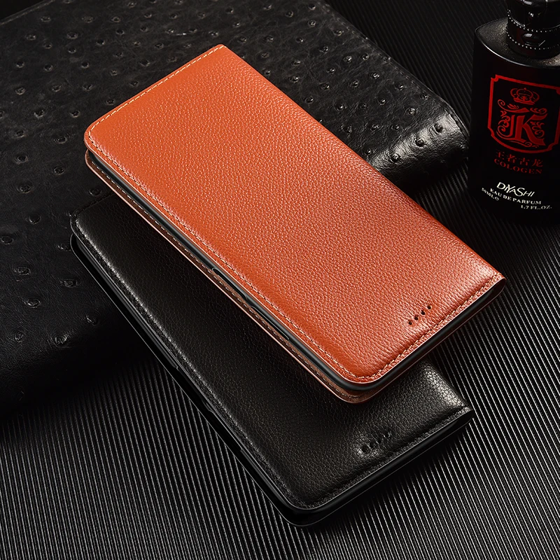 

Litchi Texture Genuine Leather Case for ZTE Nubia M2 N1 N2 N3 Z9 Z11 Z17 Z18 Play Lite Mini Max Flip Cover Wallet