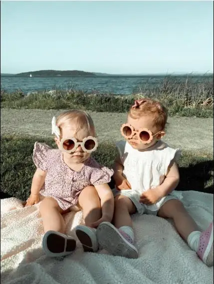 Детские солнцезащитные очки для маленьких девочек и мальчиков в винтажном стиле