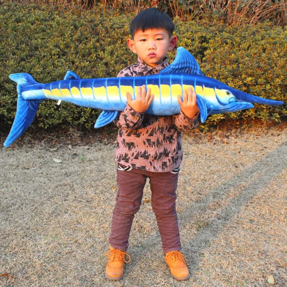 Giant Huge Life Size Shark Stuffed Marine Animals Toys Soft Plush Great | Игрушки и хобби