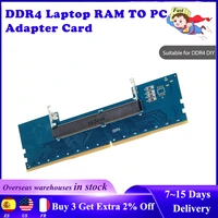 laptop ddr4 ram to desktop adapter card memory tester so dimm to ddr4 converter desktop memory card connect repair pc office