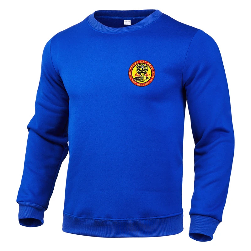 

2021 Spring and Autumn New Men's Round Neck Pullover Sweatshirt Men's Fun Cotton Cobra KAI