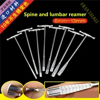 orthopedic instrument medical spine lumbar vertebra bone flat long round blade intervertebral disc reamer lamina bone file blade
