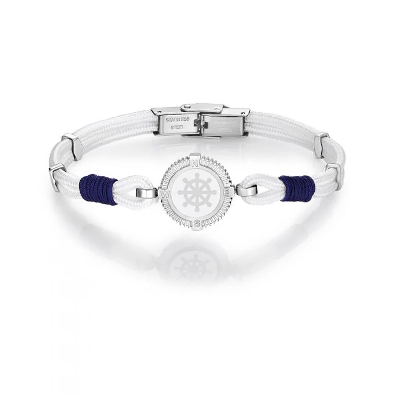 2020 летний мужской браслет из нержавеющей стали и колесной веревки|Браслеты| |