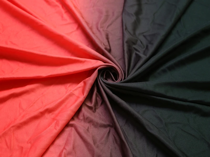 Трикотажный материал Омбре для спорта латиноамериканской одежды сценический