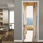 3D дверные наклейки, трехмерные внешние дверные наклейки с видом на море, водостойкие домашние настенные наклейки, обои, украшение для гостиной