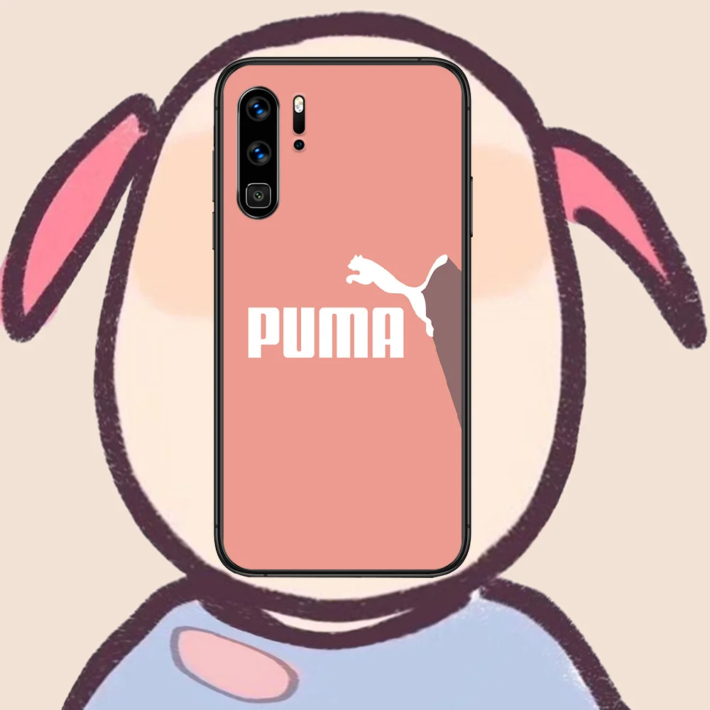 

German sports brand Phone Case For Huawei P Mate 10 20 30 40 Lite Pro smart Z 2019 nova 5t black Funda Silicone Back Pretty Cell