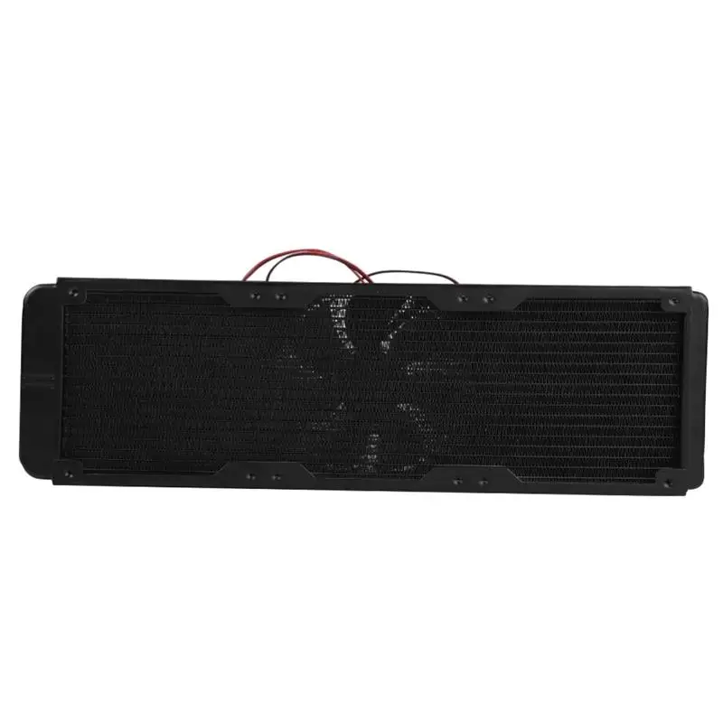 

360mm Water Cooling Radiator Thread/Straight Port CPU Heat Sink With Fan 18 Tubes Aluminum PC Heat Radiator For Computer