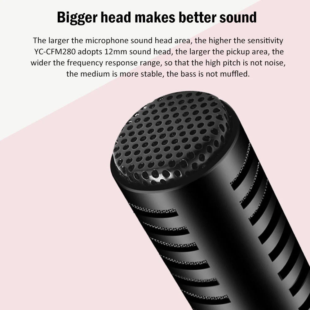 

SLR Camera Interview Microphone Street Live Broadcast Pickup Microphone News Interview Outdoor Microphone