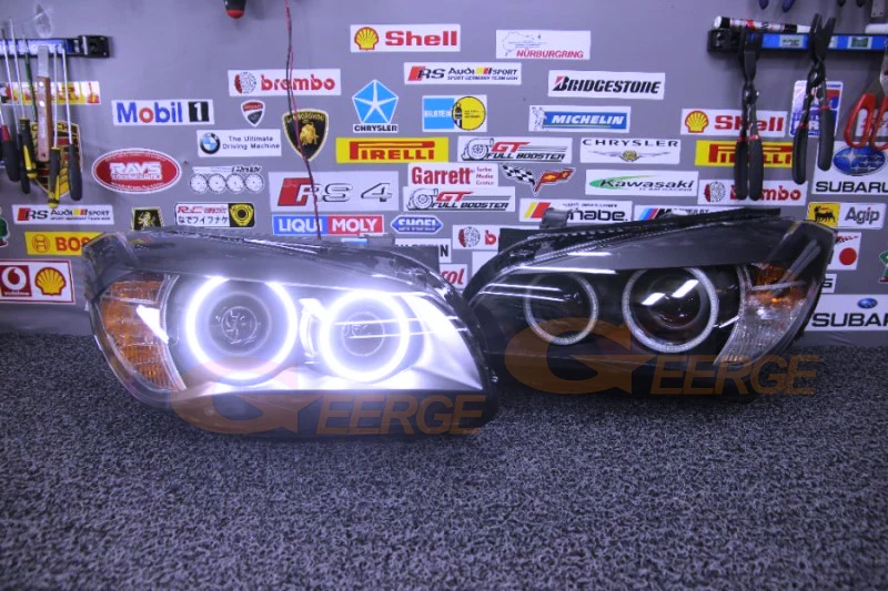 COB led angel eyes halo Кольца отличное Ультра яркое качество для BMW X1 E84 2009 2010 2011 2012 2013 2014 2015