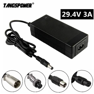 TANGSPOWER 29.4V 3A Lithium Battery Charger For 7Series Li-ion battery
pack Electric Bike Charger for 29.4V3A e-bike Battery
