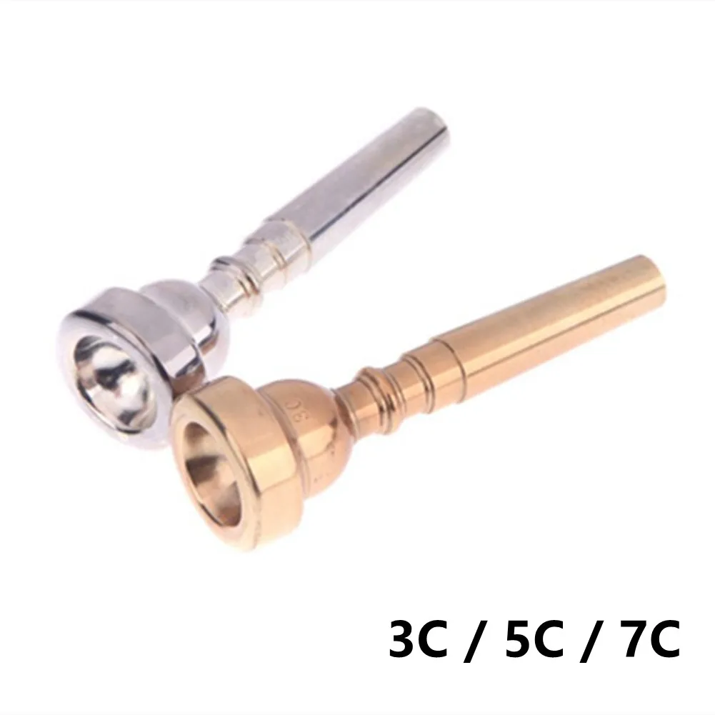 

Professional Trumpet Mouthpiece Meg 3C 5C 7C Sizes For Bach Beginner Finger Exerciser Musical Instrument Trumpet Accessories