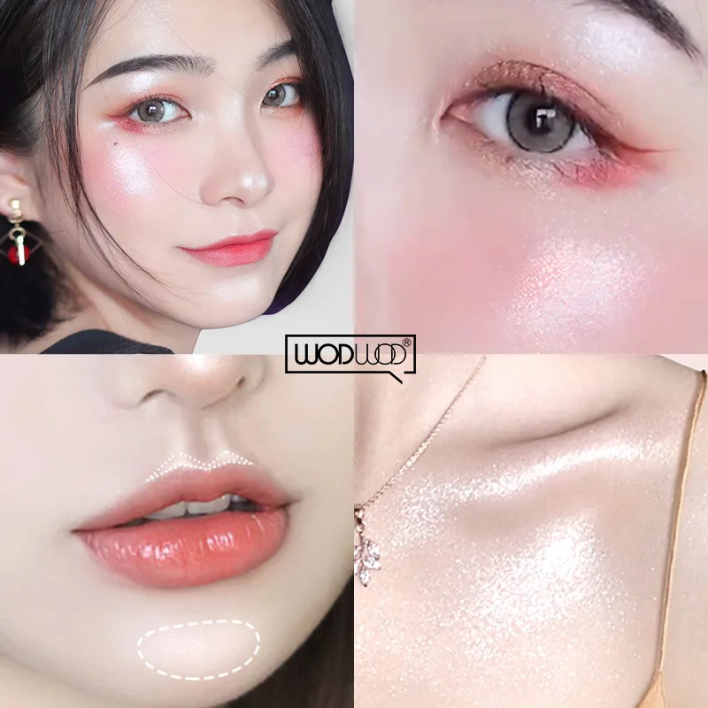 

Broken diamond Sheshan gel, high gloss powder, face lightening powder, mashed potato and ginger nose shadow face powder