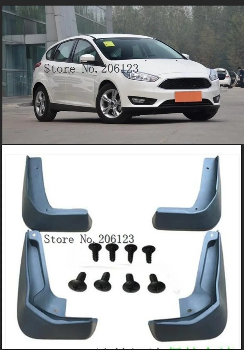 Брызговики для хэтчбека Ford Focus 3 MK3 2011 2018 2016 2017|Грязезащита| |